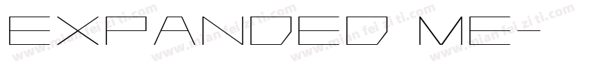 Expanded Me字体转换